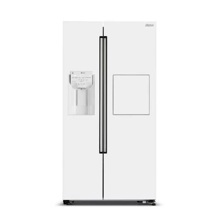 ساید بای ساید32 فوت هوم باردار  _یخساز مدل ایس مکس سفید متالیک لئوکو (هیمالیا)کد: 023095